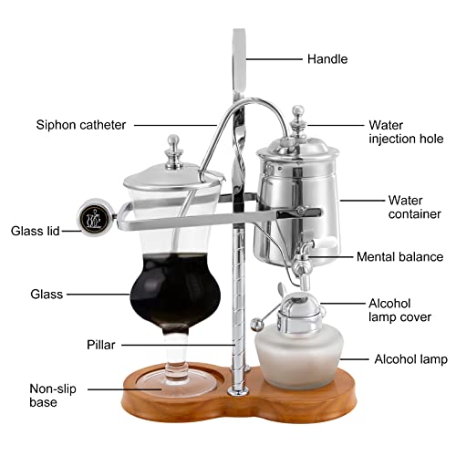 The TBVECHI Belgian Balance Siphon Coffee and Tea Maker: A Luxurious Way to Brew Your Favorite Beverages